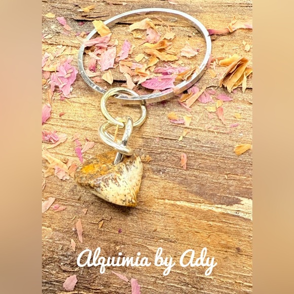 Alquimia Silver and Tan Ring - Picture 1 of 3